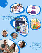 babygoal Dinosaur Wet Dry Bags 3 Pack, Waterproof Travel Bags - Image 4
