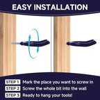 16 Pack Garage Storage System Steel U Hooks - Image 7