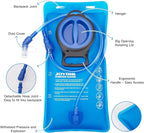 JOYHILL TPU Hydration Bladder, 1.5L 2L 3L Water Bladder - Image 2