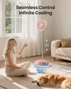 Gaiatop Portable Pedestal Fan 16000mAh Battery, Foldable Oscillating Standing - Image 5