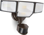 LUTEC 80W 9000LM LED Security Lights Hardwire Motion Sensor Outdoor Lights by LUTEC