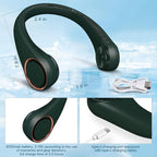 CIVPOWER Neck Fan: Portable Personal Neck Cooling Rechargeable Bladeless Fan - Image 4