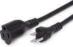 Amazon Basics Indoor Extension Cord, 3 Prong Outlet Extender Power Cord - Image 3