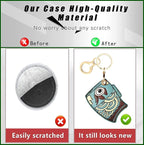 BORKUANA Leather Keychain Holder Case Compatible - Image 3
