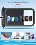 Lanhiem 10.5" Large Floating IP68 Waterproof Phone Pouch, Universal IPX8 Dry - Image 7