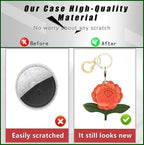 BORKUANA Leather Keychain Holder Case Compatible - Image 3