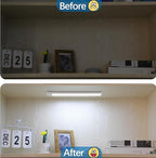 Motion Sensor Under Cabinet Lights, Magnetic Rechargeable Under Counter Closet - Image 6