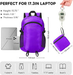 Small Hiking Backpack 15L Travel Lightweight Hiking Packable Daypack - Image 3