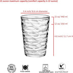 14-ounce Plastic Tumblers, Acrylic Drinking Glasses, Shatter-Proof, - Image 2