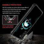 for Samsung Galaxy S21 Case, Skeleton Winding Snake Pattern Graphic Design Girl - Image 5