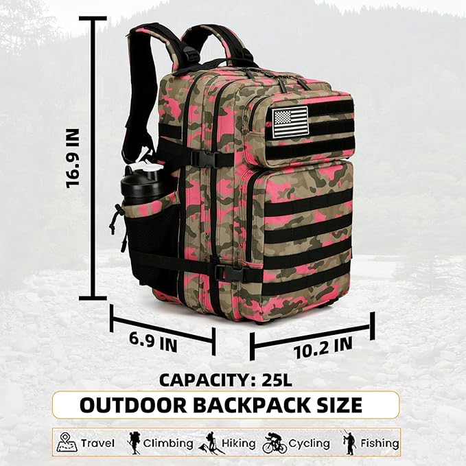Lovelinks21 25L Tactical Backpack - Image 2