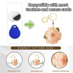 BORKUANA Leather Keychain Holder Case Compatible - Image 4