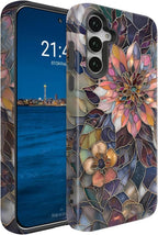 Compatible for Samsung Galaxy A36 5G Case, Dual Layer Heavy Duty 2 in 1 by BSMOSPER