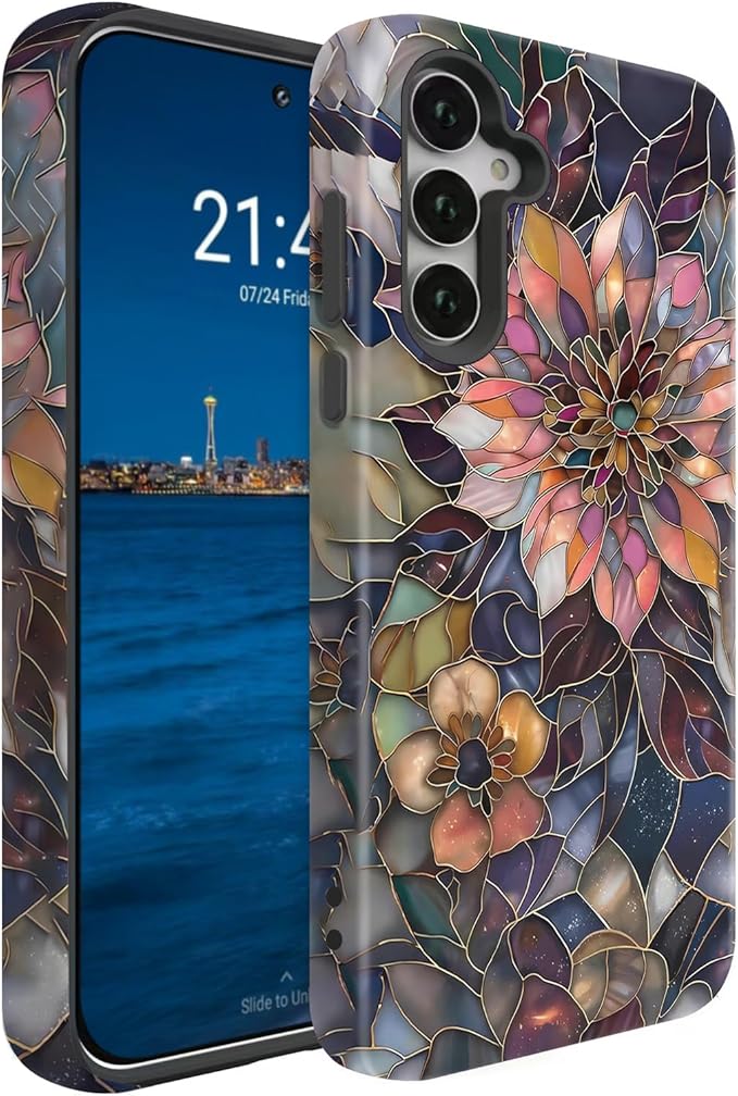 Compatible for Samsung Galaxy A57 5G Case, Dual Layer Heavy Duty 2 in 1 by BSMOSPER