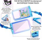 Personalized Initial Waterproof Phone Pouch Case - Image 3