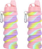 Collapsible Water Bottles Travel water bottle Sports Portable Sport Water by YCTMALL
