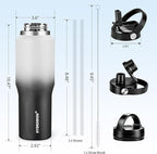 HYDROWION Insulated Water Bottle, 32oz Water Bottle - Image 5