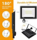 YANYCN 2 Pack 100W LED Motion Sensor Flood Light, Dusk to Dawn, IP66 Waterproof - Image 4