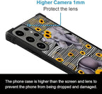 for Samsung Galaxy S24 Ultra Case, Cute Little Elephant Sunflower White Line - Image 5