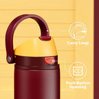 24 oz Insulated Water Bottle for Women: Meoky Stainless Steel Water Bottle - Image 5