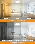 Rechargeable 6W Motion Sensor Ceiling Light Indoor, No Wiring & Magnetic - Image 6