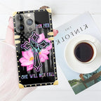 Compatible with iPhone 14 Pro Max Case, Praying Cross Hands Luxury Golden - Image 7