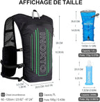 INOXTO Running Hydration Vest Backpack, Lightweight Insulated Pack - Image 2
