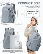 Small Backpack for School Girls Kids Women, Waterproof Bookbag Cute High School - Image 3