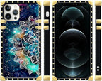 Compatible with iPhone 12 Pro Max Case, Starry Sky Colourful Mandala Luxury - Image 2