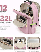 LOVEVOOK Laptop Backpack for Women, Travel Computer Work Bags - Image 2
