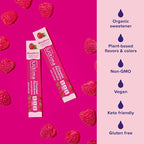 Ultima Replenisher Daily Electrolyte Powder – Raspberry, 20 Stickpacks – Zero - Image 4