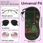 Glasses Case Sunglasses Eyeglass Soft Case Zipper Light Neoprene Pouch - Image 2