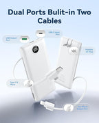 VRURC Portable Charger Power Bank - 10000mAh Fast Charging 22.5W PD 20W Slim - Image 2