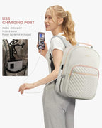 LOVEVOOK Laptop Backpack Purse for Women, Work Travel Computer Bags, College - Image 5