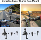 HONGDAK Camera Clamp Mount Bike Pole Motorcycle Handlebar Mounts Accessories - Image 2