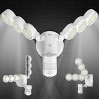 SANSI 45W 6000LM Motion Sensor Outdoor Lights, 5000K 600W Equiv LED Outdoor - Image 8