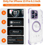 for iPhone 15 Pro Waterproof Case, IP68 Underwater Case Built-in Screen - Image 2