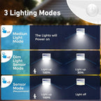 Solar Outdoor Lights Motion Sensor Solar Security Lights Waterproof - Image 3