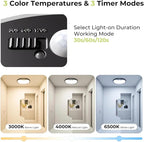 hepside 4 Pack Motion Sensor Ceiling Light Wired, 3000K/4000K/6500K LED Flush - Image 2