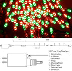 HOME LIGHTING 66ft Christmas Decorative Mini Lights, 200 LED Green Wire Fairy - Image 3