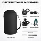 RAYMYLO One Gallon Water Bottle Insulated, Triple Walled Vacuum Stainless Steel - Image 6