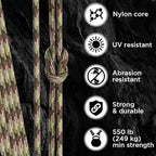 TECEUM 5/32" Paracord Rope 1000 – 1000ft / 200ft / 100ft / 50ft – Tactical - Image 3