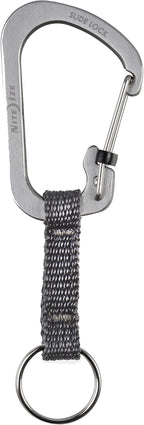 Nite Ize SlideLock Key Ring, Aluminum Locking Carabiner Key Chain by Nite+Ize