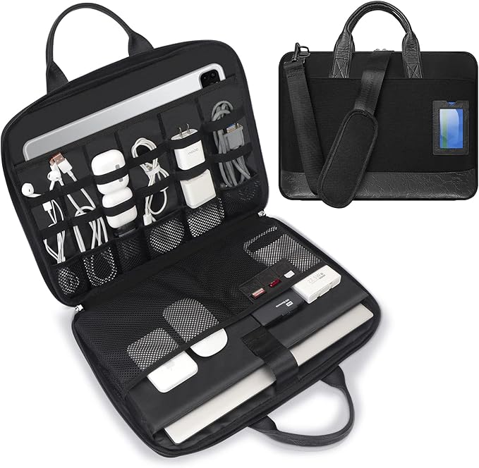 Simpolor 13.3’’ Laptop Case Sleeve, Electronic Organizer Waterproof Laptop Bag by Simpolor
