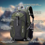 40L Hiking Backpack, Lightweight Daypack - Image 3