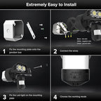 SANSI Eco Series 18W 1800LM LED Motion Sensor Outdoor Lights, Energy Saving - Image 7
