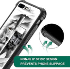 Case for iPhone 7 Plus/8 Plus, Lion Cross Jesus Christ Dove Pattern, Soft - Image 3