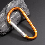Carabiner Keychain Clip -3" Aluminum Carabiner D Ring, Caribeener Clips - Image 2