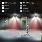 AmeriTop Solar Lights Outdoor, 2 Pack 128 High Brightness LED Cordless Solar - Image 7