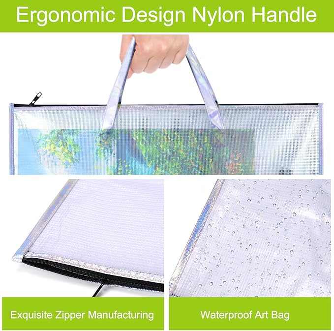 BUSOHA Large Clear Mesh Vinyl Bag - Image 5